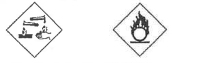 Two hazard warning labels