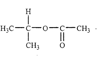 Structure of the ester