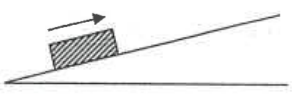 Block projected up a smooth inclined plane