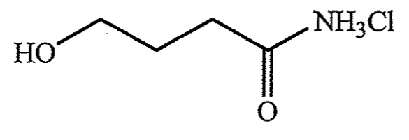 結構 A:HO–CH₂CH₂CH₂–C(=O)–NH₃Cl
